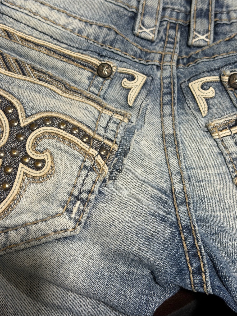 Rock Revival Searlas Slim Boot Jeans Size 30” - Picture 9 of 10